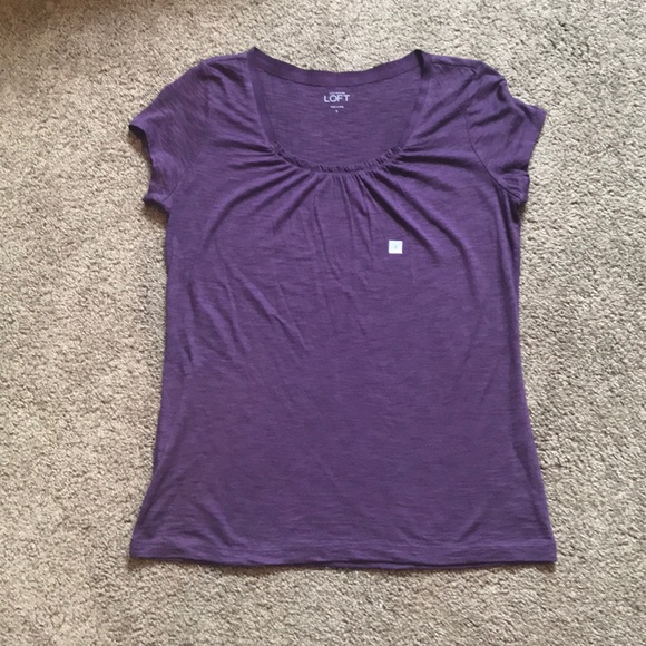 LOFT Tops - NWT Loft purple top size S